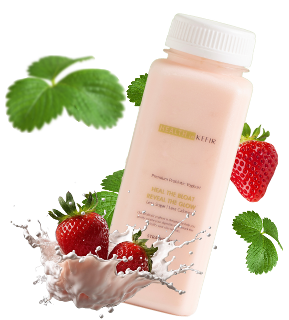 Health in Kefir Strawberry